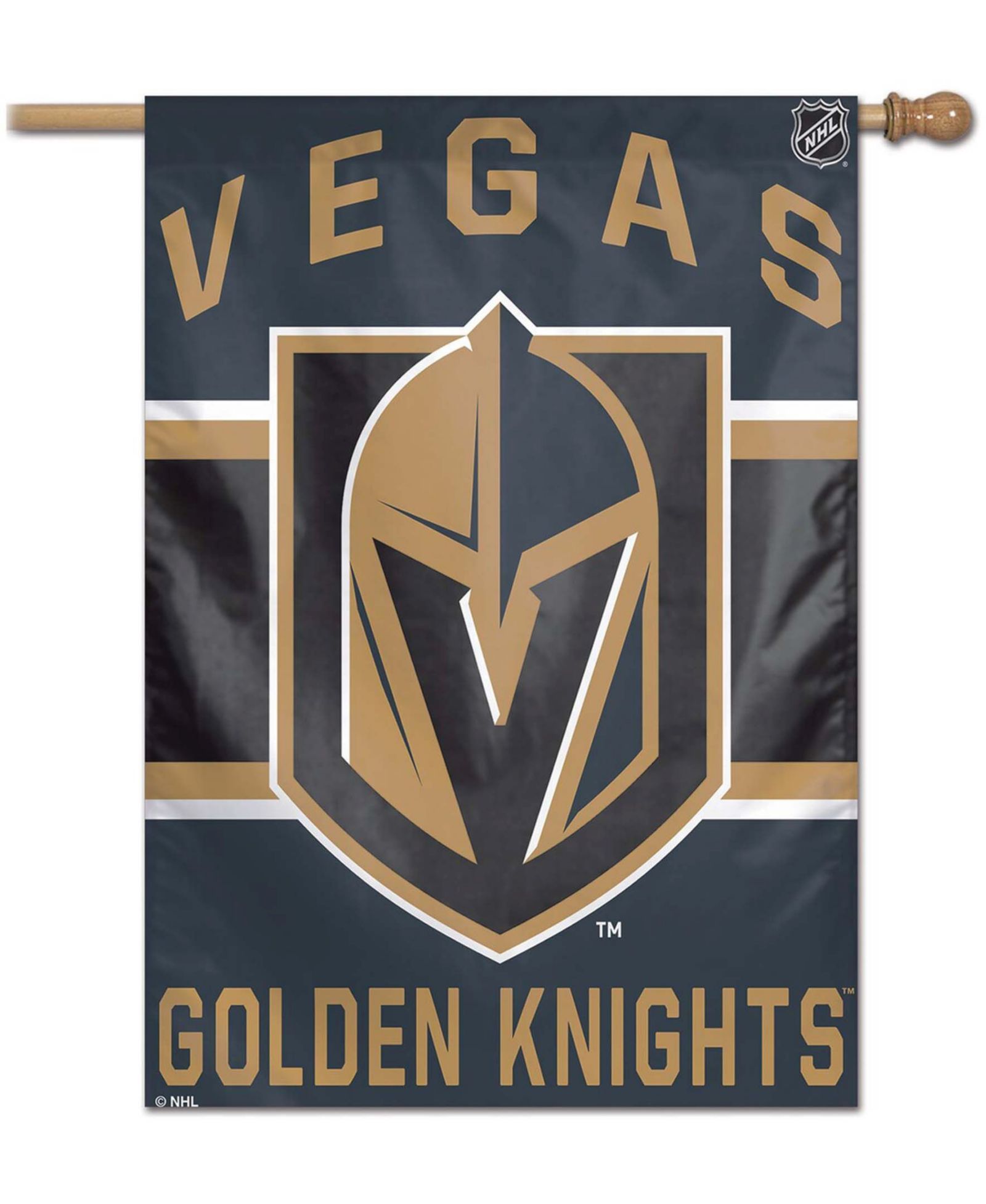 Multi Vegas Golden Knights 28" x 40" Wordmark Single-Sided Vertical Banner