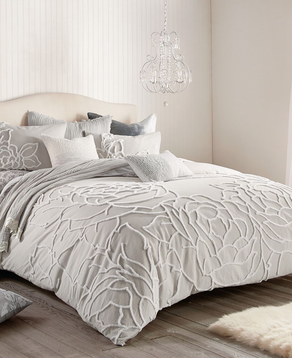 Комплект из 3 пододеяльников Peri Home Chenille Rose King