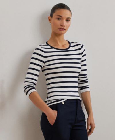 Lauren Ralph Lauren Long-Sleeve Stretch T-Shirt