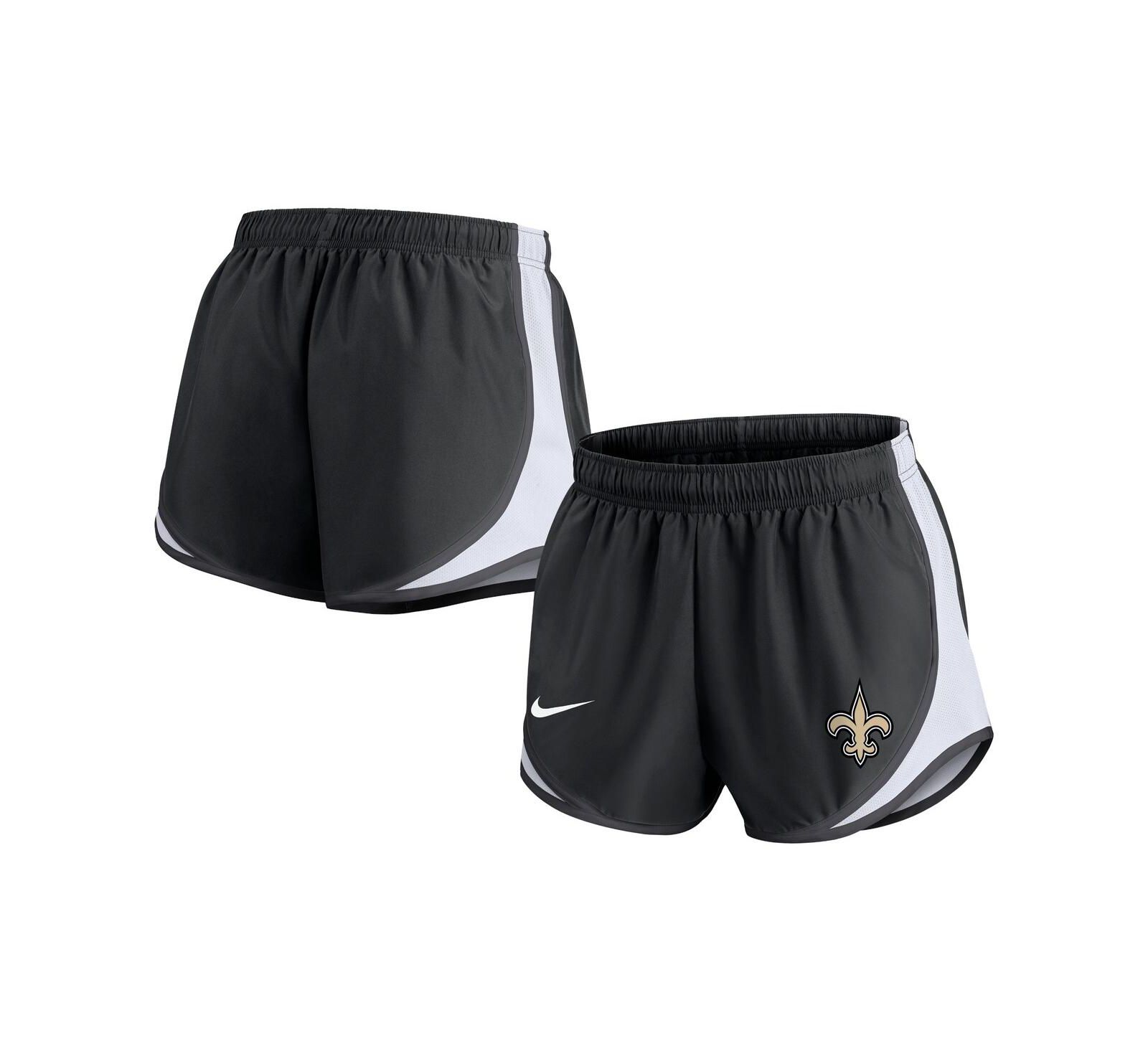 Женские шорты Nike Black New Orleans Saints Performance Tempo