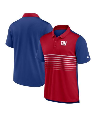Поло Nike Men's New York Giants, синий и красный, спортивное