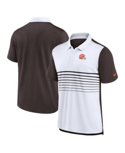 Nike мужская polo-рубашка Cleveland Browns White/Brown