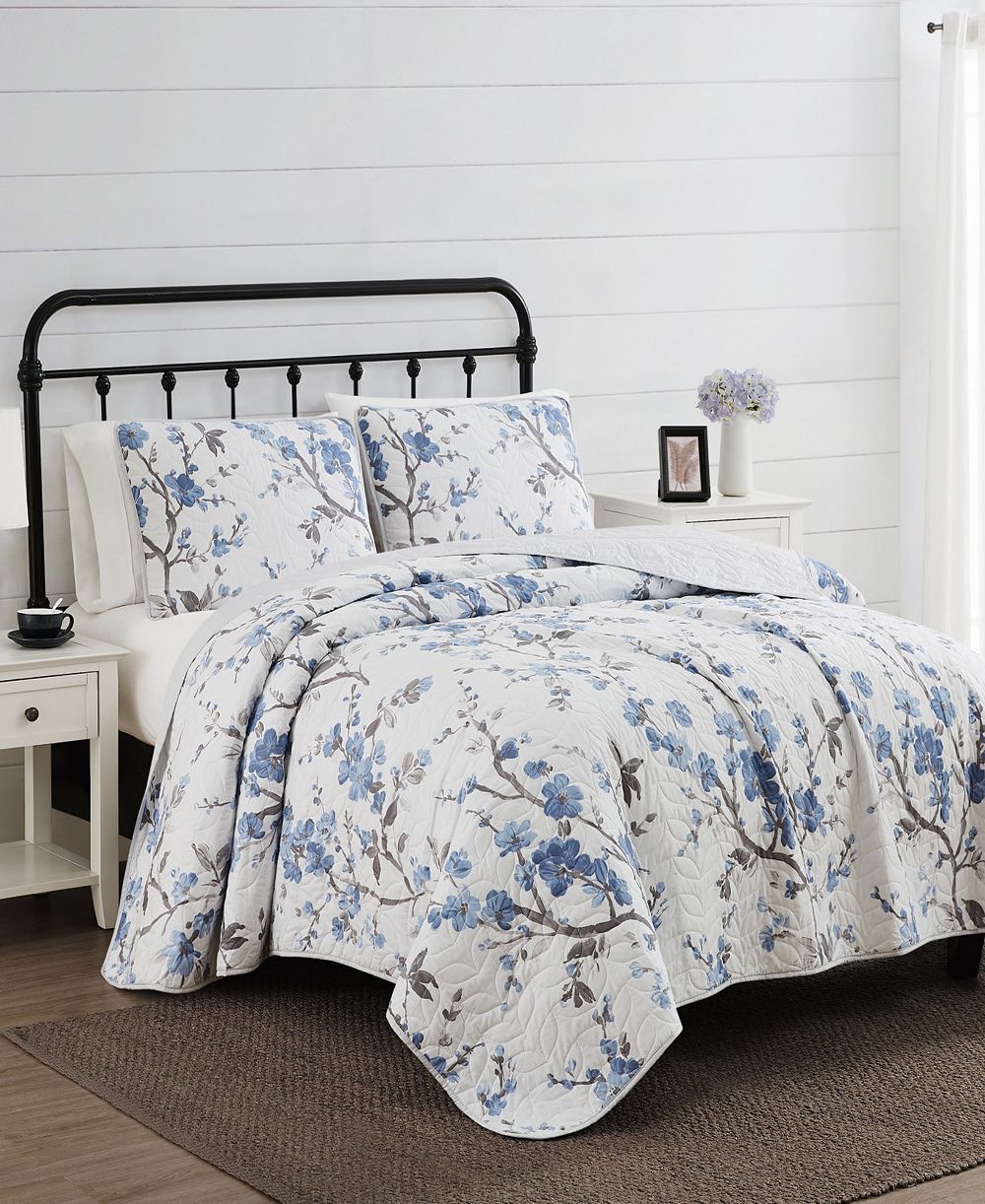 Cannon комплект стеганого одеяла Kasumi Floral, Twin
