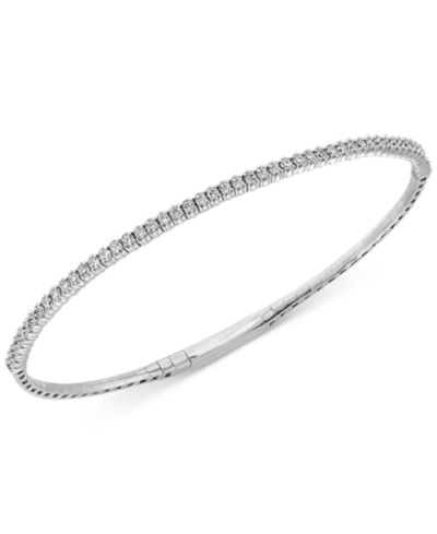Браслет EFFY® Diamond Skinny в белом золоте 14k