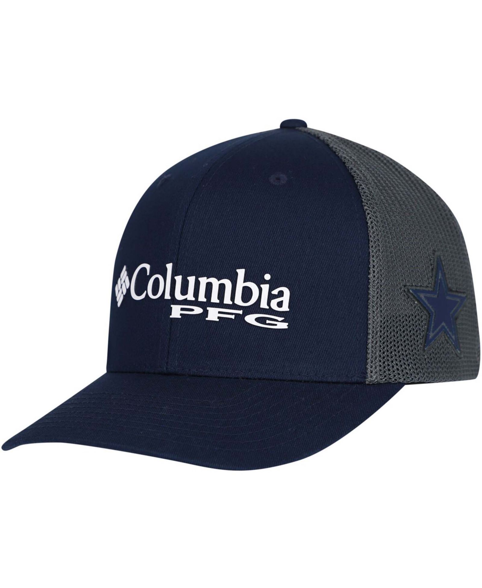 Columbia Dallas Cowboys PFG Mesh Snapback Cap