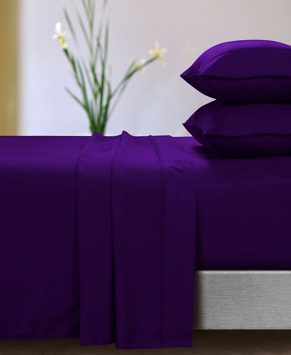 Комплект из 4 простыней Tribeca Living Microfiber Deep Pocket, California King