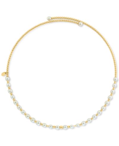 Колье EFFY® Cultured Freshwater Pearl (4-1/2mm) Choker в золоте 14k