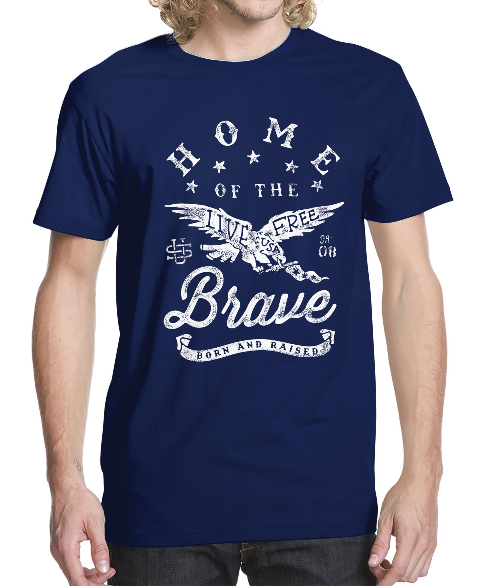 Men's Live Free USA Graphic T-shirt