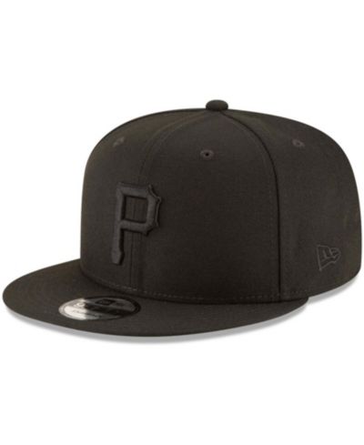 Кепка New Era Pittsburgh Pirates Black On Black 9Fifty Team Snapback Adjustable Black
