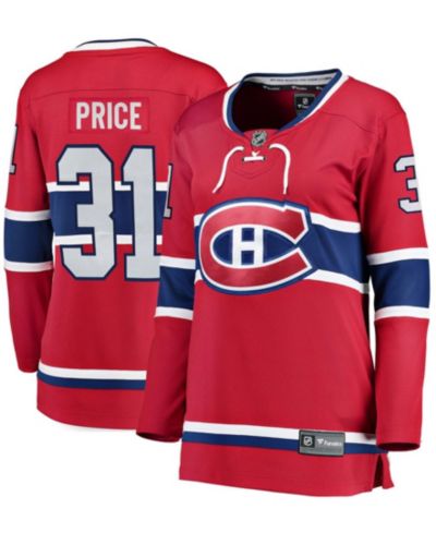 Женская джерси Fanatics Carey Price Red Montreal Canadiens Home Breakaway Player