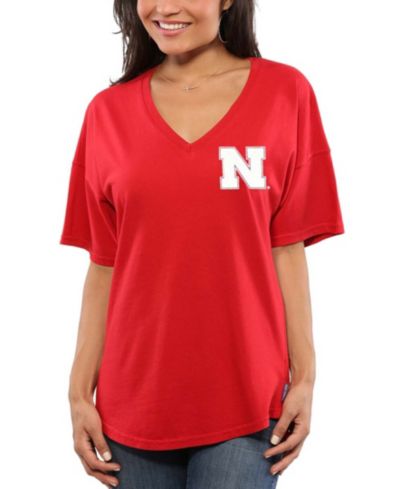 Женская безразмерная футболка Spirit Jersey Nebraska Huskers Scarlet
