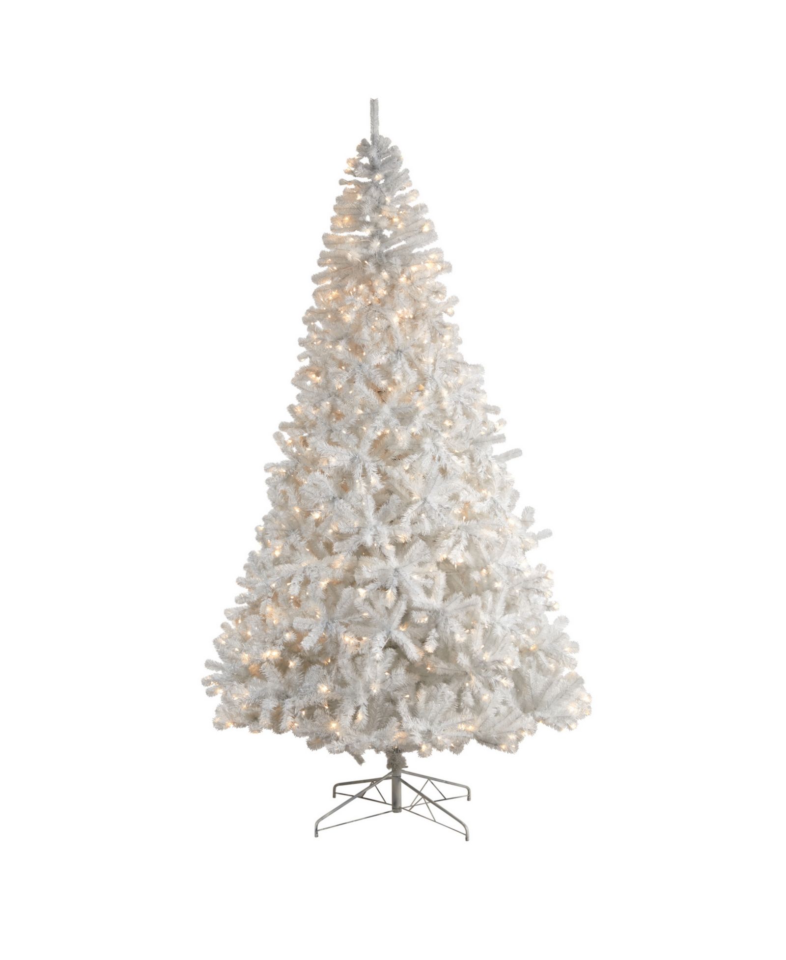 Artificial Christmas Tree with 2200 Bendable Branches and 800 LED Lights, 10'