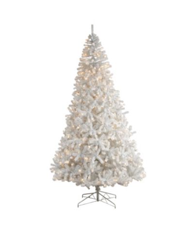 Artificial Christmas Tree with 2200 Bendable Branches and 800 LED Lights, 10'
