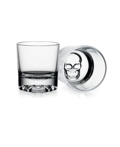 Набор из 2 стаканов Godinger Skull Double Old-Fashioned