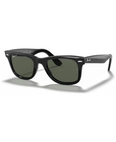 Ray-Ban Unisex Polarized Low Bridge Fit Sunglasses, RB2140F ORIGINAL WAYFARER CLASSIC 54