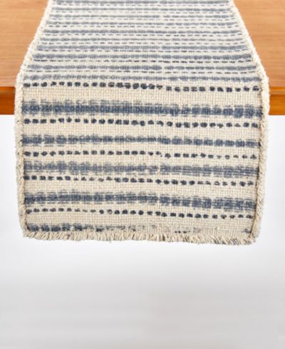 Дорожка на стол с принтом Water Stripe 72" x 14"
