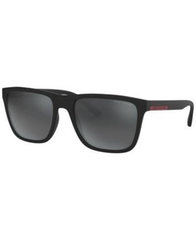 A|X Armani Exchange Men's Low Bridge Fit Sunglasses, AX4080SF