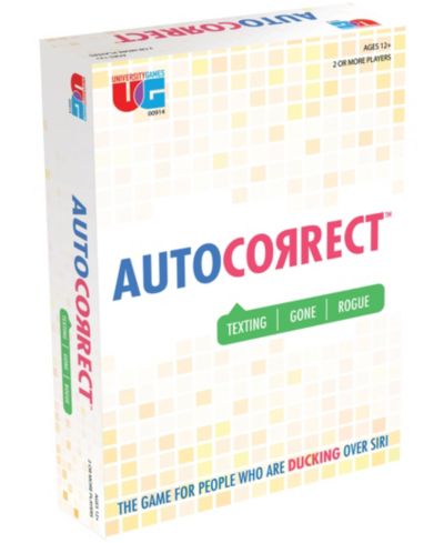 University Games Autocorrect Game Word Guessing Party Game, Ages 12+