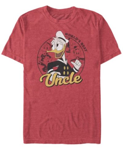 Мужская футболка Duck Tales Donald Duck Uncle с коротким рукавом