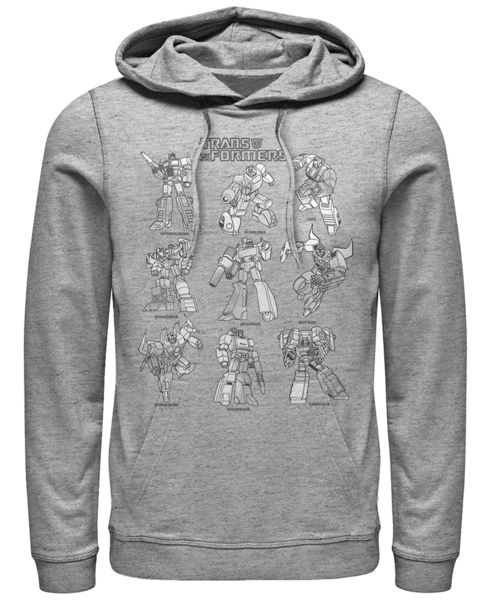 Мужской худи Fifth Sun Transformers Textbook Fleece