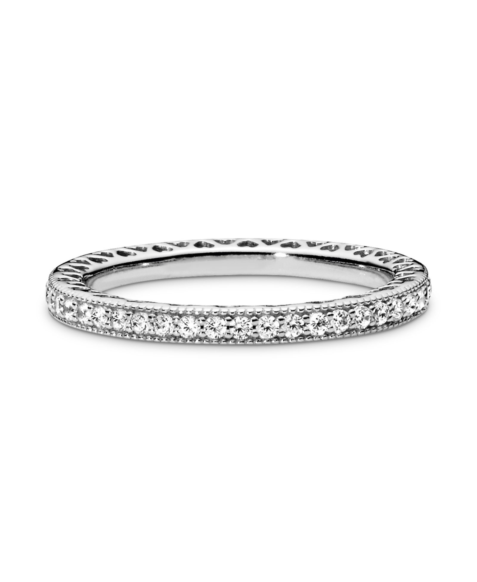 Кольцо Pandora Cubic Zirconia Signature Sparkle Hearts