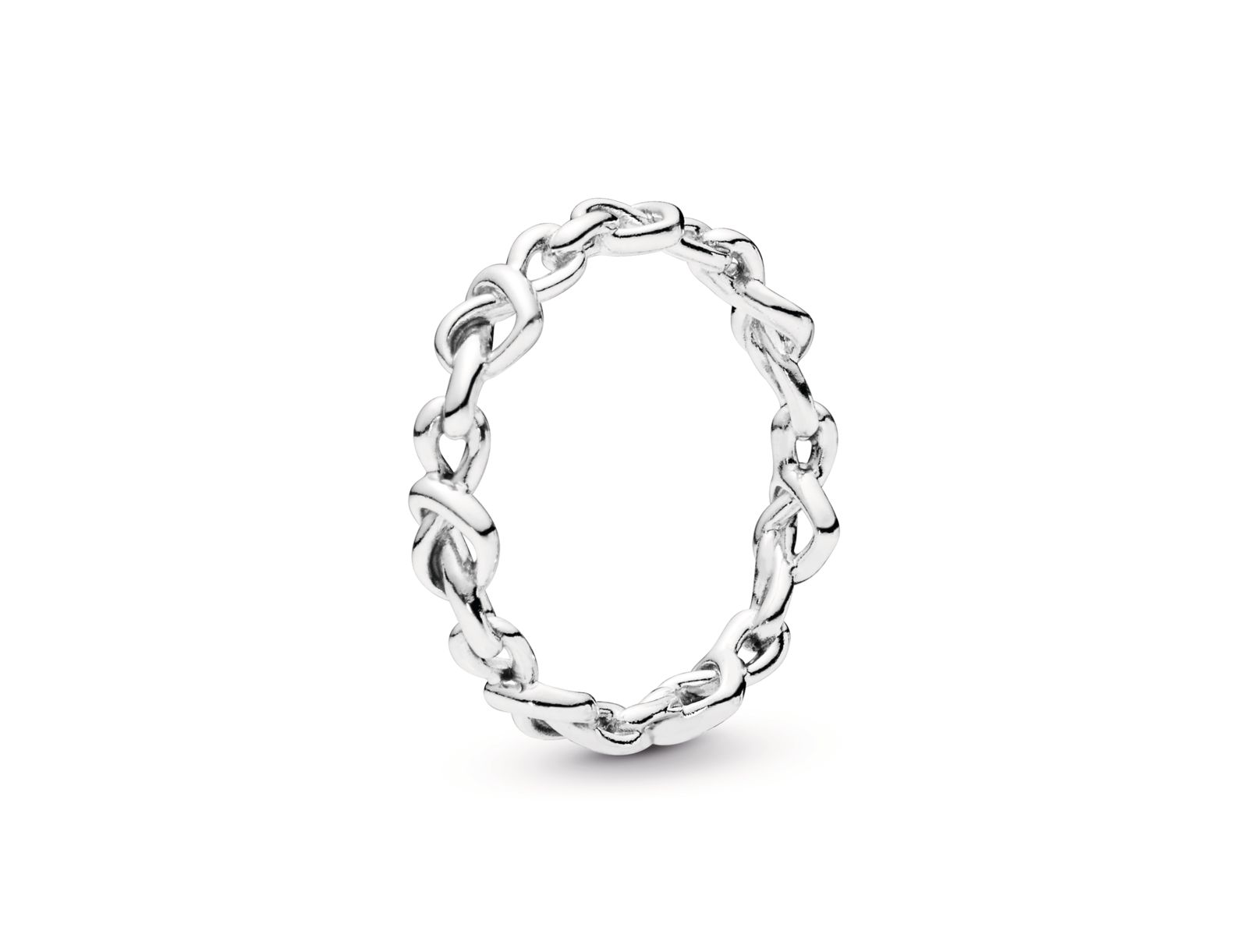 Кольцо Pandora Sterling Silver Moments Knotted Hearts