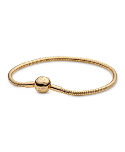 Moments Sterling Silver Snake Chain/ Gold