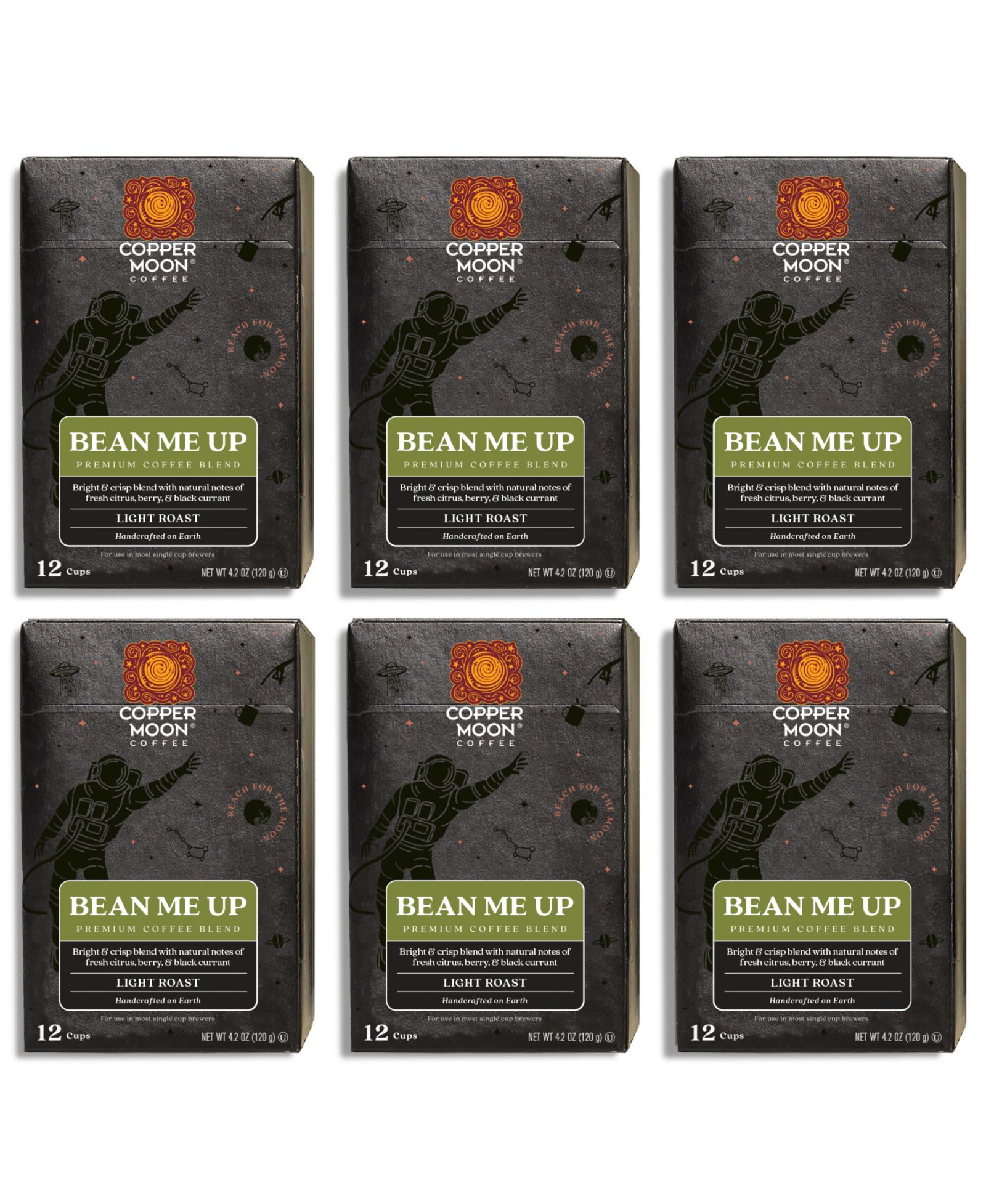 Кофейные капсулы Copper Moon Coffee Bean Me Up Blend, 72 шт