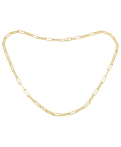 Ожерелье с бриллиантовым акцентом Diamond Accent Paperclip Link
