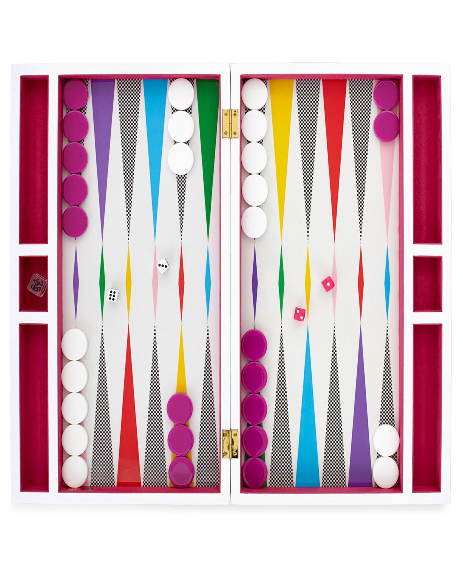 Jonathan Adler набор для нардов в шахматную клетку Checkerboard