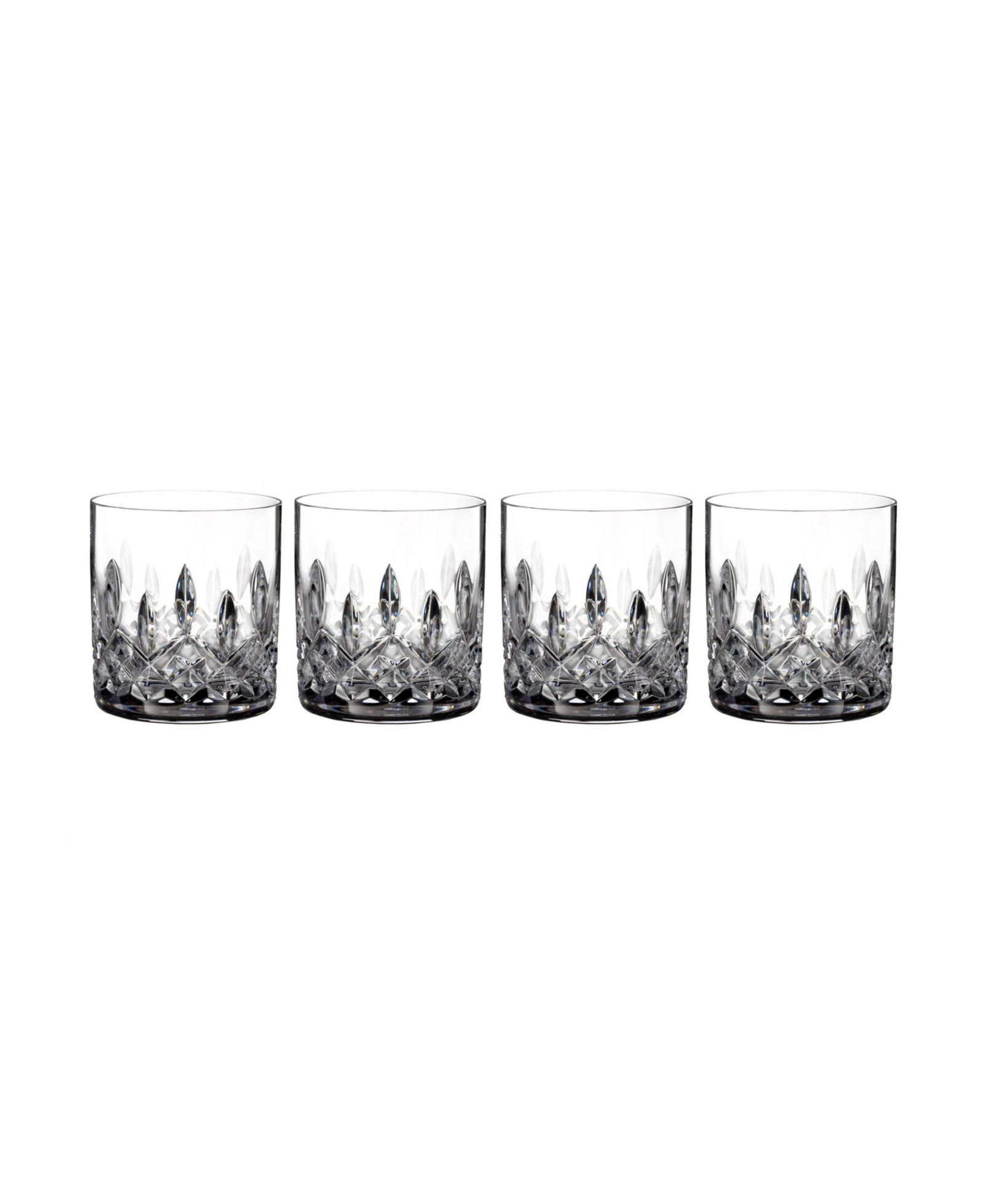Waterford Connoisseur Lismore Straight Sided Tumbler 6oz, Set of 4
