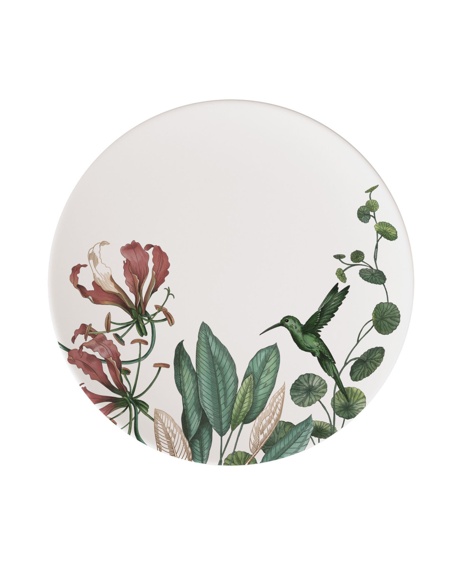 Avarua White Dinner Plate