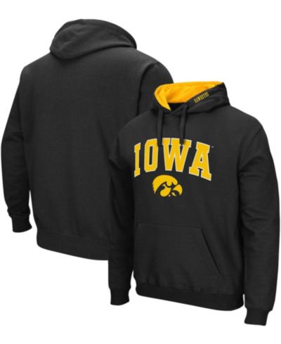 Мужское худи Colosseum Black Iowa Hawkeyes Arch Logo 3.0 Pullover