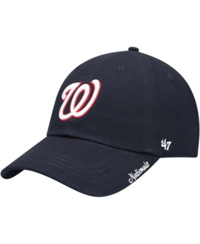 Женская регулируемая кепка Washington Nationals Team Miata Clean Up, темно-синяя