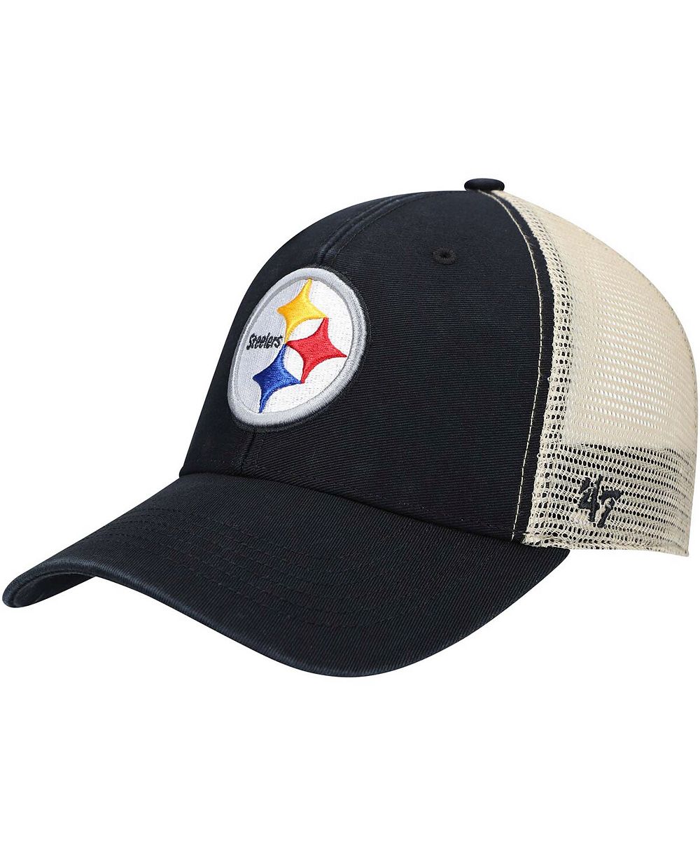 Мужская кепка '47 Brand Pittsburgh Steelers Black MVP Snapback