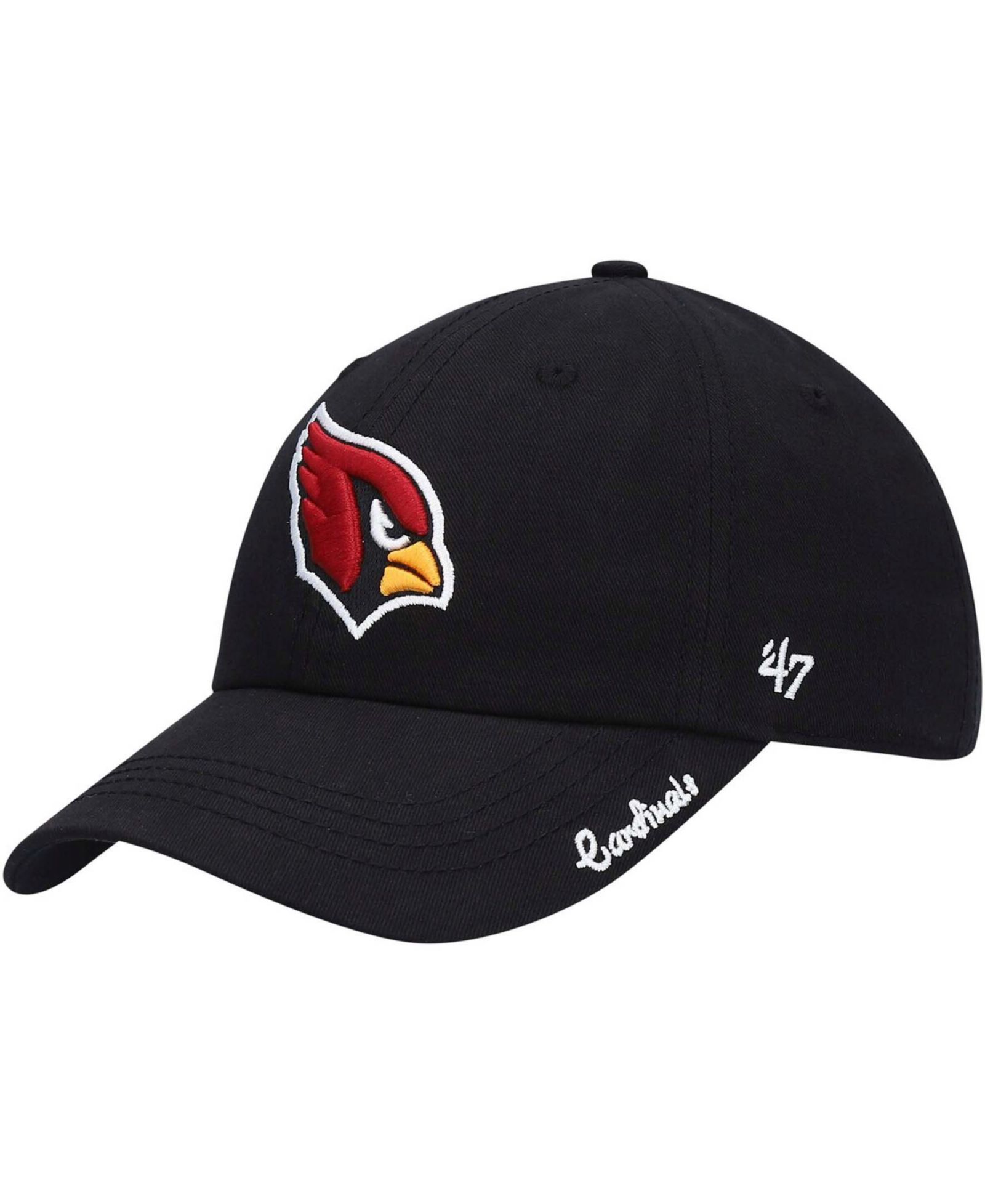 Кепка Women's Black Arizona Cardinals Miata Clean Up Primary Adjustable