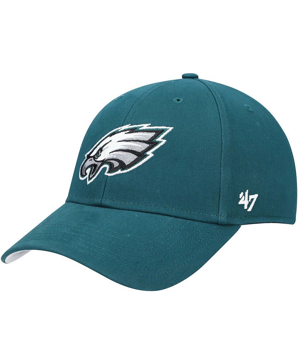 Детская кепка '47 Brand Boys Midnight Green Philadelphia Eagles Basic MVP Adjustable Hat