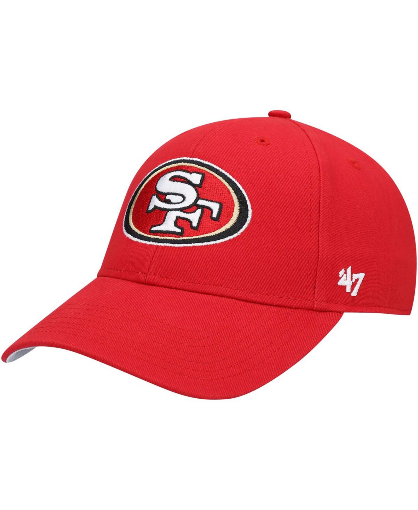 '47 Brand Мальчик Scarlet San Francisco 49Ers Basic MVP регулируемая кепка