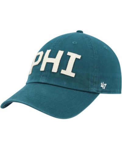 Женская регулируемая кепка '47 Brand Midnight Green Philadelphia Eagles Finley Clean Up