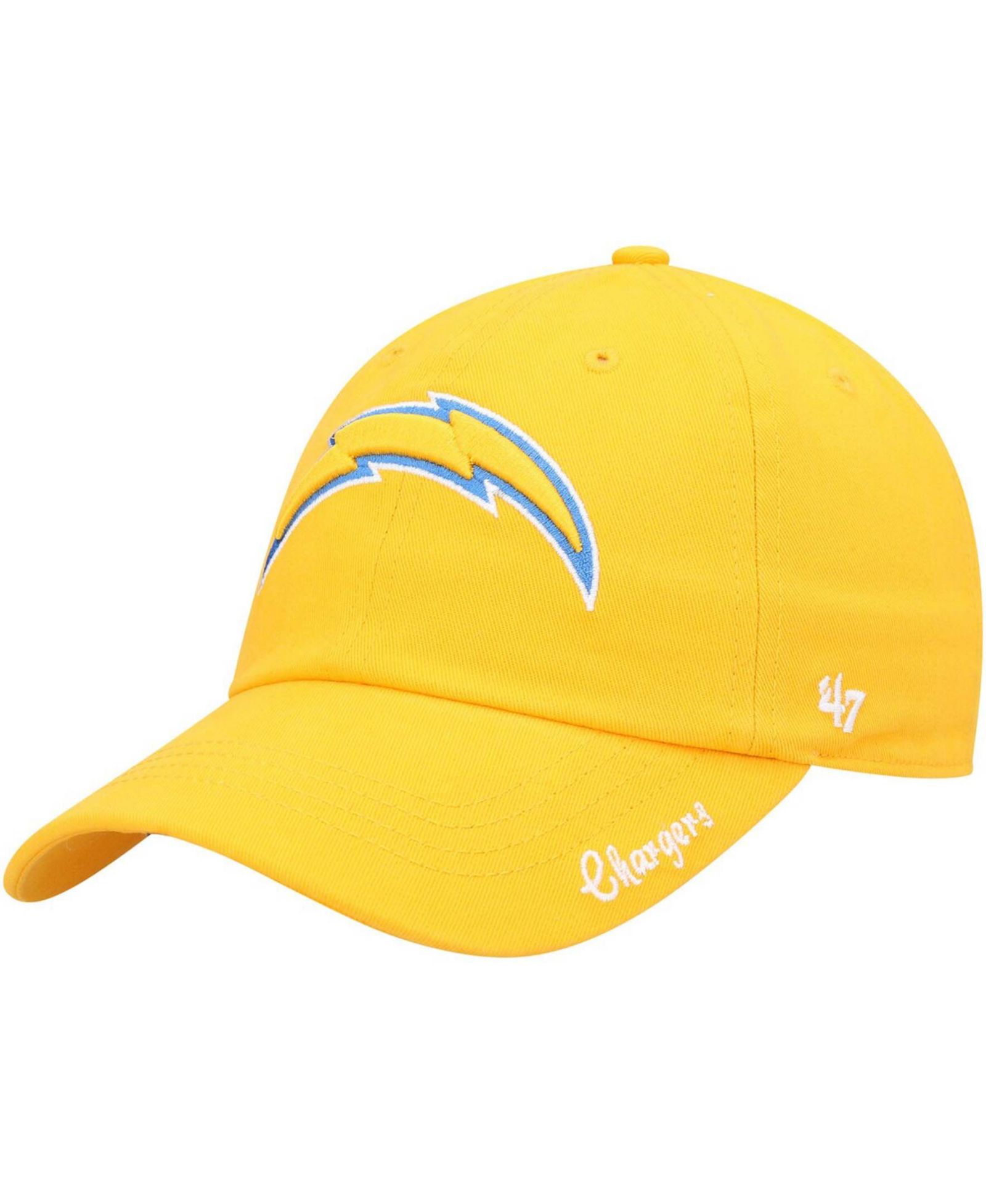 Женская регулируемая кепка '47 Brand Los Angeles Chargers Miata Clean Up