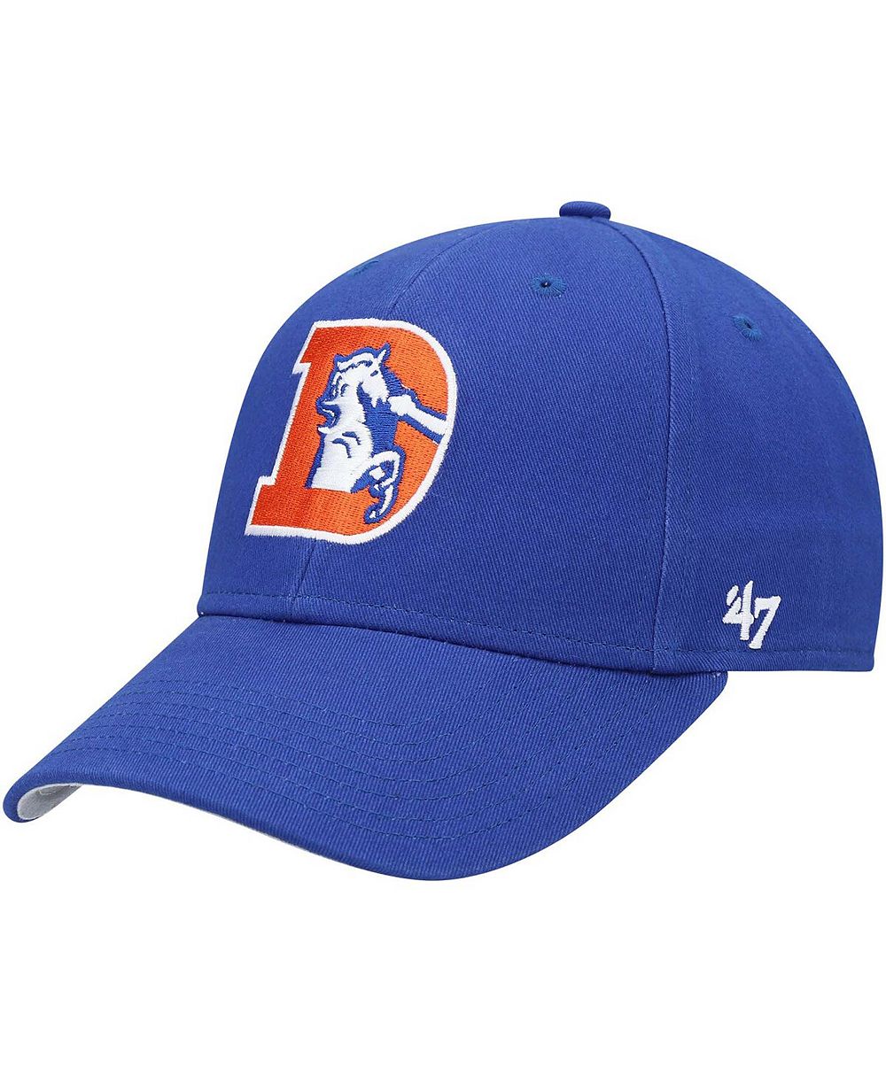 Детская регулируемая кепка '47 Brand Navy Denver Broncos Legacy Basic MVP