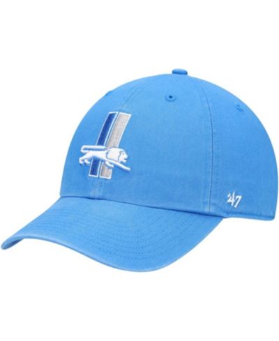 Мужская регулируемая кепка '47 Brand Blue Detroit Lions Clean Up Legacy