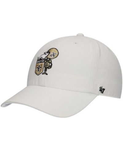 '47 Brand Мужская белая кепка New Orleans Saints Clean Up Legacy, регулируемая