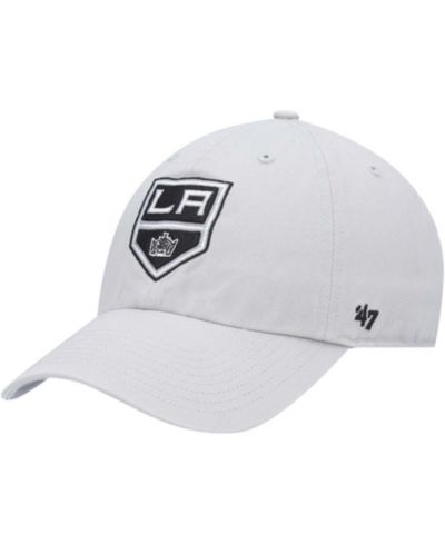 Мужская кепка '47 Brand Gray Los Angeles Kings Clean Up Adjustable Hat