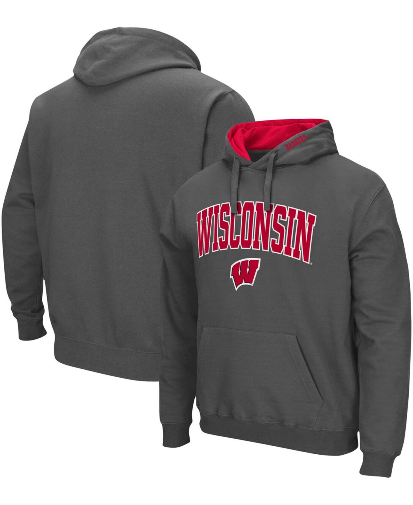 Мужское худи с логотипом Wisconsin Badgers 3.0 Pullover
