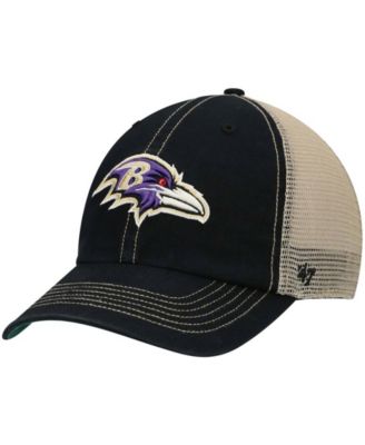 Мужская черная кепка-тракер Baltimore Ravens Trawler Clean Up Snapback