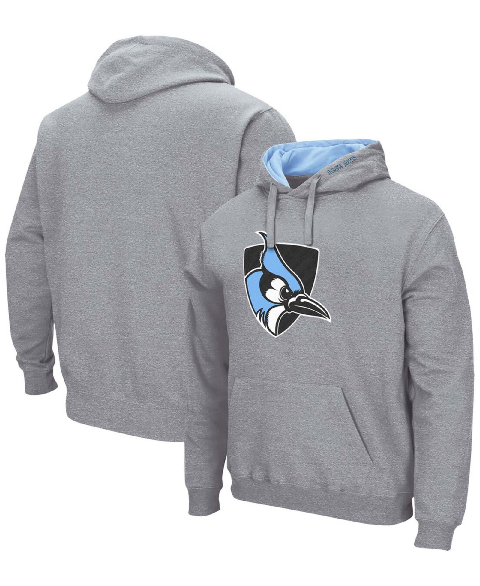 Colosseum Men's Johns Hopkins Jays Arch and Logo Pullover Hoodie