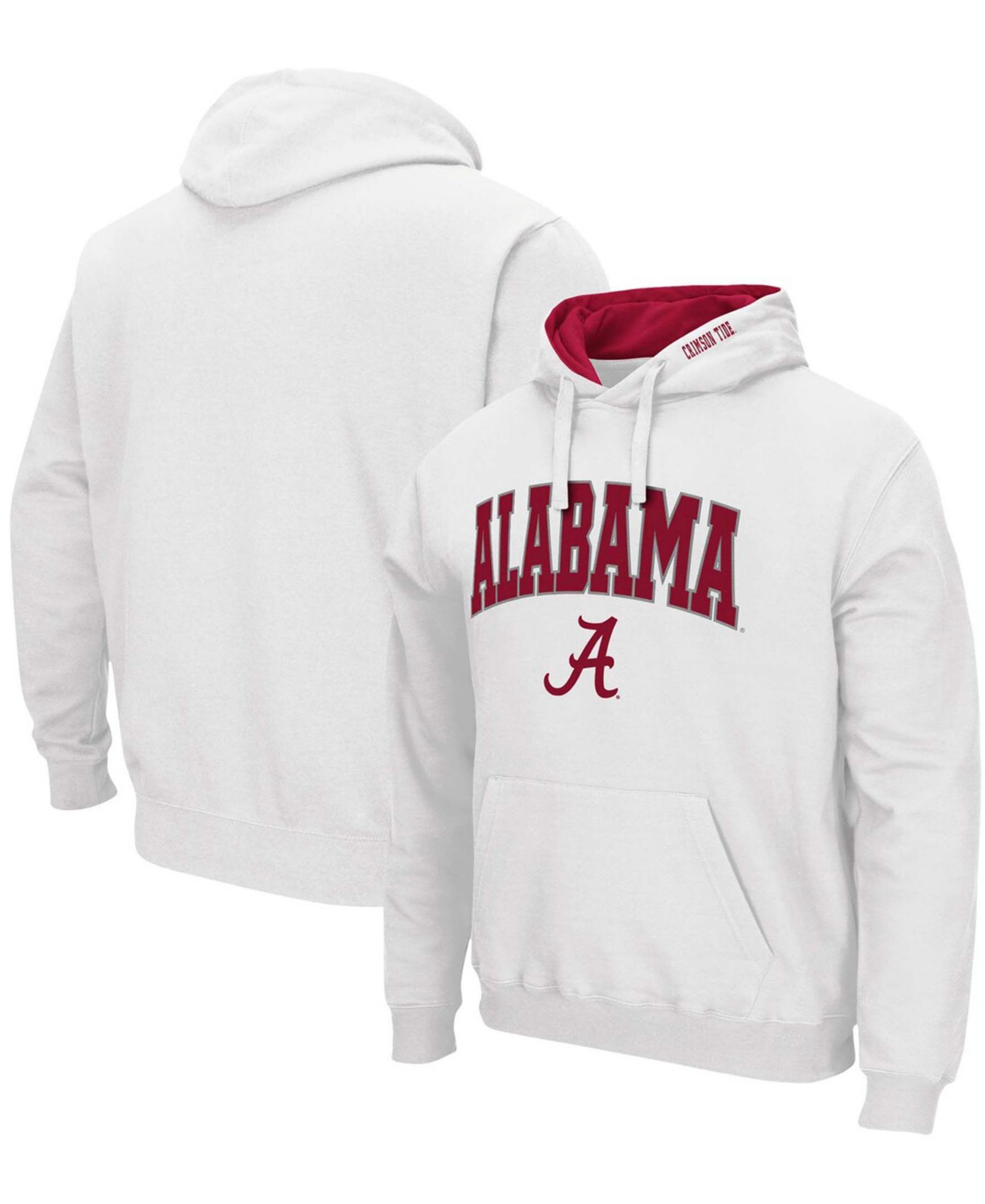 Men's Alabama Crimson Tide Arch and Logo 3.0 Pullover Hoodie
