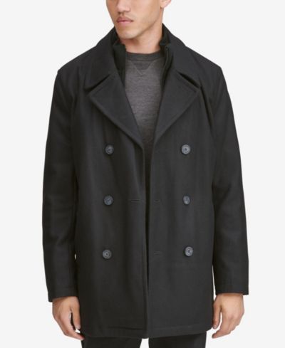 Marc New York Мужское полупальто Peacoat с вставкой