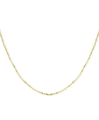 Колье в цепи Dot & Dash 24" из стерлингового серебра с позолотой 18k от Giani Bernini